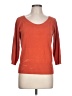 Neiman Marcus 100% Pima Cotton Orange Pullover Sweater Size L - photo 1