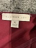 Allison Joy 100% Polyester Burgundy Long Sleeve Blouse Size XL - photo 7
