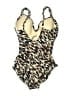 Miraclesuit Animal Print Brown One Piece Swimsuit Size 12 - photo 2