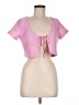 Superdown Pink Short Sleeve Top Size M - photo 1