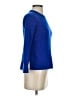 Halogen 100% Cashmere Blue Cashmere Pullover Sweater Size S - photo 4