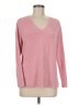 J.Jill Solid Pink Pullover Sweater Size M - photo 1