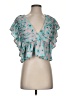 Entro 100% Polyester Teal Sleeveless Blouse Size S - photo 1