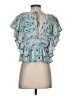 Entro 100% Polyester Teal Sleeveless Blouse Size S - photo 2