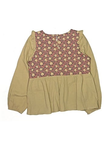 Hayden Girls Long Sleeve Blouse (view 2)