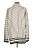 Express Polka Dots Ivory Long Sleeve Blouse Size L - photo 2