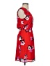 41Hawthorn 100% Polyester Floral Red Casual Dress Size XS - photo 4