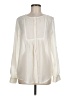 Tweeds 100% Polyester Ivory Long Sleeve Blouse Size M - photo 1