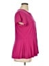 Dana Buchman Pink Short Sleeve Blouse Size XL - photo 4