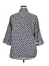 Foxcroft 100% Cotton Gray 3/4 Sleeve Button-Down Shirt Size 18 - photo 2