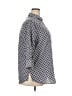 Foxcroft 100% Cotton Gray 3/4 Sleeve Button-Down Shirt Size 18 - photo 4