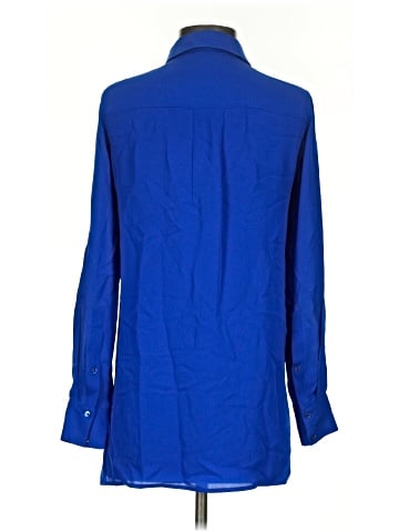 Vince. Long Sleeve Silk Top (view 2)