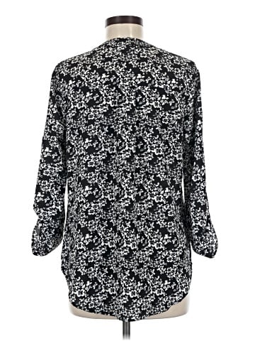 Always Indigo 3/4 Sleeve Blouse (view 2)