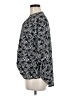 Always Indigo Black 3/4 Sleeve Blouse Size M - photo 5