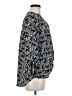 Always Indigo Black 3/4 Sleeve Blouse Size M - photo 4