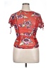 Guess Orange Short Sleeve Blouse Size XL - photo 1