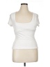 Derek Heart White Short Sleeve Top Size XL - photo 1