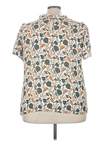 Rose + Olive Short Sleeve Blouse (view 2)