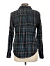 Old Navy 100% Cotton Plaid Green Long Sleeve Button-Down Shirt Size L - photo 2