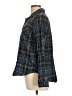 Old Navy 100% Cotton Plaid Green Long Sleeve Button-Down Shirt Size L - photo 5