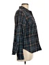 Old Navy 100% Cotton Plaid Green Long Sleeve Button-Down Shirt Size L - photo 4