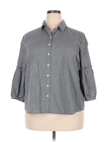 Van Heusen 3/4 Sleeve Button-Down Shirt (view 1)