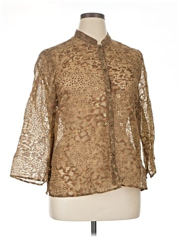 Jh Collectibles 3/4 Sleeve Blouse (view 1)