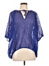 Ruby Rd. 100% Polyester Blue 3/4 Sleeve Blouse Size L - photo 1