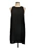 Leith 100% Polyester Solid Black Casual Dress Size L - photo 1