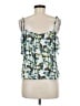 Topshop 100% Polyester Green Sleeveless Blouse Size 6 - photo 2