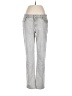 Eileen Fisher Chevron-herringbone Silver Jeans Size 8 - photo 1