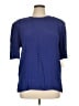 Doncaster Collection Blue Short Sleeve Blouse Size 14 - photo 1