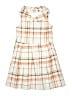 Janie and Jack Plaid Ivory Dress Size 10 - photo 1