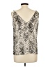 Allison Joy 100% Polyester Silver Sleeveless Blouse Size L - photo 2