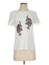 Guess Paisley Ivory Short Sleeve T-Shirt Size S - photo 1