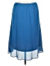 Unbranded 100% Polyester Solid Blue Formal Skirt Size 16 (petite) - photo 1