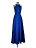 Aidan Mattox 100% Polyester Blue Cocktail Dress Size 0 - photo 1