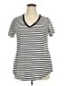Torrid Stripes Ivory Short Sleeve T-Shirt Size 2X (2) - photo 1