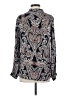 L'Agence Paisley Silver Long Sleeve Blouse Size XS (0) - photo 2
