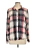 Mudd Plaid Pink Long Sleeve Button-Down Shirt Size L - photo 1