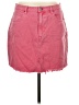 TGLA 100% Cotton Pink Denim Skirt Size L - photo 1