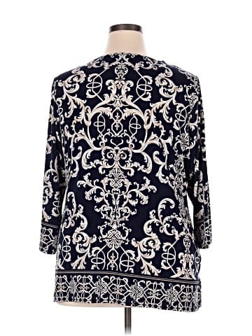 JM Collection 3/4 Sleeve Blouse (view 2)