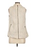Love Tree 100% Polyester Ivory Faux Fur Vest Size M - photo 1