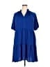 CeCe 100% Polyester Blue Casual Dress Size 2X - photo 1