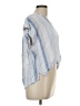 Splendid Blue Short Sleeve Blouse Size L - photo 4