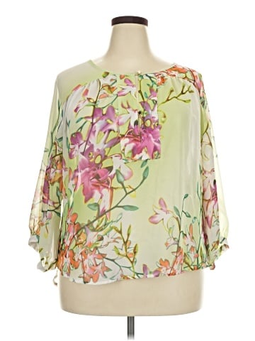Jennifer Lopez 3/4 Sleeve Blouse (view 1)