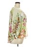 Jennifer Lopez 100% Polyester Green 3/4 Sleeve Blouse Size 2X (estimated) - photo 4