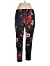 Soma Floral Black Casual Pants Size XL - photo 1