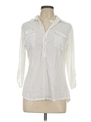 Gap Outlet 3/4 Sleeve Button-Down Shirt (view 1)