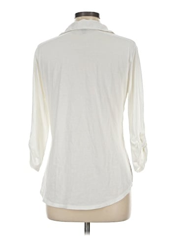 Gap Outlet 3/4 Sleeve Button-Down Shirt (view 2)